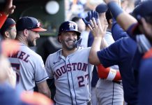 José Altuve llegó a los 2.315 imparables de por vida en el béisbol de las Grandes Ligas