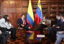 Ministros de Venezuela y Colombia refuerzan relación bilateral y buscan potenciar la Zona Económica Binacional