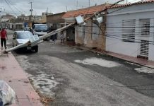 Fuertes lluvias y vientos huracanados causaron daños y cortes eléctricos en Maracaibo (+ Detalles)