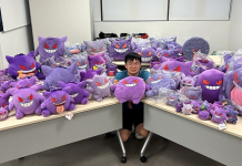Coleccionista de Hong Kong rompió récord con 1.200 artículos del Pokémon fantasma
