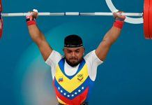 Keydomar Vallenilla consigue récord panamericano en halterofilia y se lleva la medalla de oro en la categoría de 88 kg