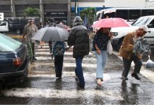 Para este viernes 11 de julio se espera cielo nublado y lluvias dispersas en distintas regiones del país según el Inameh
