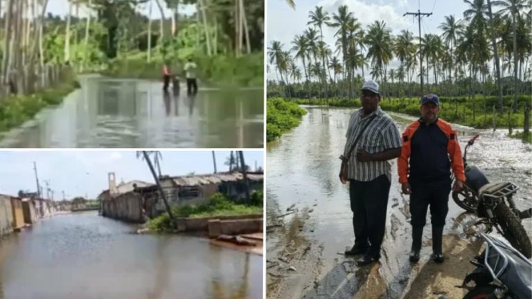 Desbordamiento del río Aroa afecta vialidad y zonas rurales en Falcón: Protección Civil evalúa daños y coordina acceso