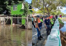 Autoridades locales activan operativos de atención y prevención en ocho sectores de Bolívar que se encuentran en emergenciä por crecida del Río Orinoco