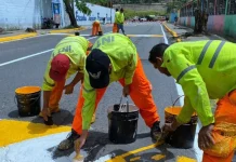 Mejoras viales en Caracas: INTT culmina jornadas de demarcación en El Valle, La Pastora y Caricuao para optimizar la movilidad