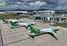 Aerolínea Mexicana de Aviación recibe el tercer avión Embraer E195-E2 en el AIFA (+ Detalles)