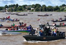 Pescadores se movilizaron en el Orinoco en Defensa de la Soberanía Nacional (+ Fotos)