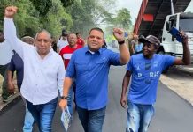 Gobernador Clark supervisa avance en la intervención integral de más de 3,3 km de la carretera Coro-Churuguara vialidad de la sierra falconiana (+ Fotos)