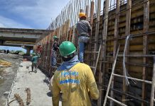 Puente El Guache en el estado Portuguesa avanza con celeridad con la construcción de un muro de contención de 30mt (+ Fotos)