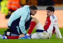 Arsenal busca refuerzos tras lesión de Kai Havertz el delantero alemán se perderá varios partidos