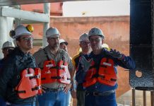 Ministro de Minería y Presidente de la CVG inspecciona avances en la remodelación de embarcaciones de CVG Naviorca (+ Fotos)