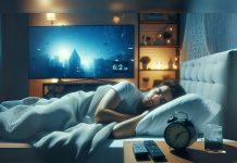 Dormir con la televisión encendida: lo que revela sobre tu mente