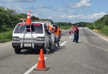 INTT avanza en la demarcación de la Troncal 009 para optimizar la seguridad en carretera