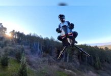 Airbike: la moto voladora de menos de 40 kg que se precipita al futuro