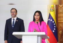 Vicepresidenta Delcy Rodríguez cuestiona a Pamela Bondi y califica sus acusaciones como un “show barato”