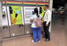 Estación Petare del Metro de Caracas estrena nuevas máquinas de recarga SUVE para mayor comodidad de los usuarios