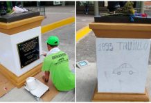 Vandalizaron escultura de José Gregorio Hernández en el pueblo de Baruta, denunció el alcalde Darwin Gozález