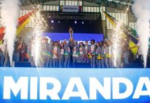 Selección de Miranda encabezó el medallero en los XIX Juegos Deportivos Estudiantiles 2025 (+ Detalles