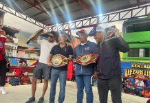 Emmanuel Navarrete y Jorge Arce comparten sus experiencias con jóvenes boxeadores de Petare