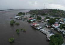 Protección civil de Ciudad Bolívar alertó que el Río Orinoco creció cerca de la ălerta roja del umbral críticö