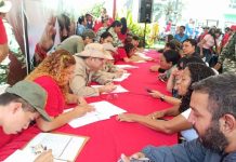 Este domingo 24 de agosto continúa la jornada de alistamiento de la Milicia Nacional Bolivariana en el territorio venezolano