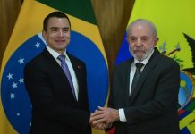 Ecuador y Brasil fortalecen lazos y retoman acuerdos de cooperación comercial y seguridad bilateral