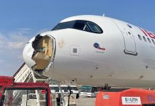 Pánico en las alturas: Vuelo de Iberia tuvo que aterrizar de emergencia en Madrid tras impactar con un ave (+ Detalles)