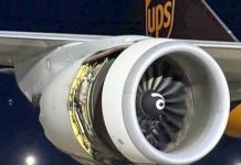 Avión de carga sufrïó un accidënte al aterrizar en Taiwán debido a los fuertes vientos del tifón Podul