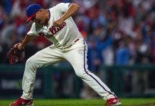 Ranger Suárez nombrado como el jugador de la semana de la Liga Nacional en la MLB