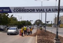 Restauran los espacios del Corredor vial La Limpia en Maracaibo para asegurar la salud de la población (+ Video)