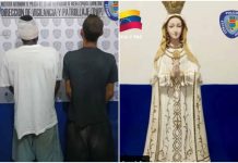 Recuperan imagen religiosa de la Virgen del Valle y capturän a dos sujetos implicados en Nueva Esparta (+ Detalles)