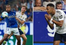 Salomón Rondón hizo lo que pudo en la derrota de su equipo 0-3 contra el Real Madrid este domingo