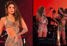 Shakira regresa a los escenarios mexicanos y sorprende a sus fans cantando con Danna Paola el tema ‘Soltera’