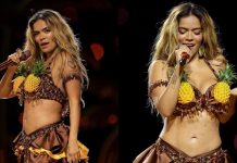 Karol G deslumbra en el medio tiempo de la NFL en São Paulo, Brasil (+ Video)