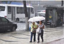 Inameh informa: Lluvias y chubascos con descargas eléctricas en la región central del país