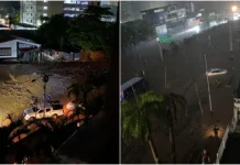 Fuertes lluvias dejan inundaciones y daños en La Guaira tras el paso de la onda tropical N.º 33