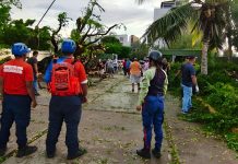 Autoridades de protección civil en alêrta y monitoreo constante tras las fuertes lluvias y vientos en Barcelona Anzoátegui (+ Fotos)