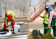 Maracaibo inició ejecución de trabajos de limpieza y demarcación de zonas escolares en sectores estratégicos (+ Fotos)