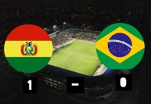 Bolivia gana 1-0 a Brasil al término del primer tiempo con gol de penal de Miguel Terceros