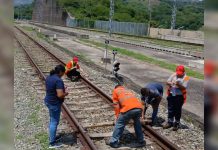 IFE realiza labores de control geométrico para garantizar seguridad y estabilidad en la estación Charallave Norte (+ Fotos)