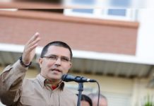 Jorge Arreaza denuncia que creer en las excusas estadounidenses equivale a perder la credibilidad nacional