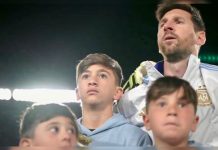 ¡Acompañado de sus hijos! Messi vive su noche especial con la Selección Argentina ante Venezuela