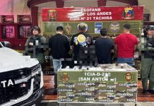 Desarticulada banda en la frontera: la GNB incautó 20 mil dólares falsos y explosivös en el estado Táchira