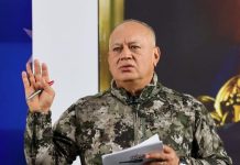 Diosdado Cabello denüncia complot del gobierno de Estados Unidos para justificar intervención militär