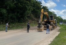 Arrancan labores de recuperación de la vialidad en el sector El Piñalito en el estado Táchira (+ Detalles)