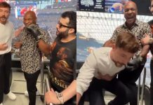 MrBeast se viraliza tras recibir un inesperado gølpe de Mike Tyson en el evento Canelo vs. Crawford (+ Video)