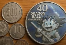 La Casa de la Moneda de Japón conmemora el 40 aniversario de Dragon Ball con sets especiales