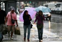 Lluvias con descargas eléctricas se esperan en el sur y occidente del país este lunes (+ Detalles)