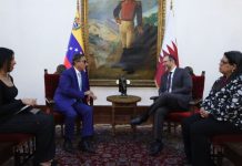 Venezuela y Qatar reafirman diplomacia frente amênâzas que ponen en rïesgo la paz regional