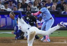 ¡Se igualó la serie! Vladimir Guerrero Jr. lideró la victoria de los Azulejos ante los Dodgers en el cuarto juego